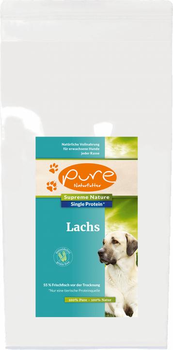 Produktbild Pure Naturfutter PURE Supreme Nature Dog Single-Protein getreidefrei Lachs (Adult, 1 Stk., 10000 g)