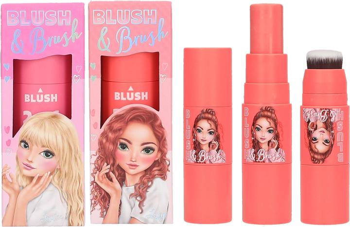 Actual product image Top Model Topmodel - TOPModel Blush & Brush Stick BEAUTY and ME - 6.8 grams (Peach, Rose)