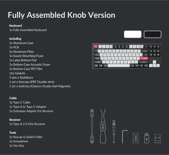 Produktbild Keychron Q3 HE (US, Kabellos, Kabelgebunden)