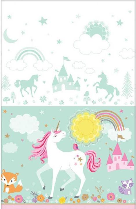 Image du produit Amscan Nappe anniversaire licorne (137 x 243 cm)