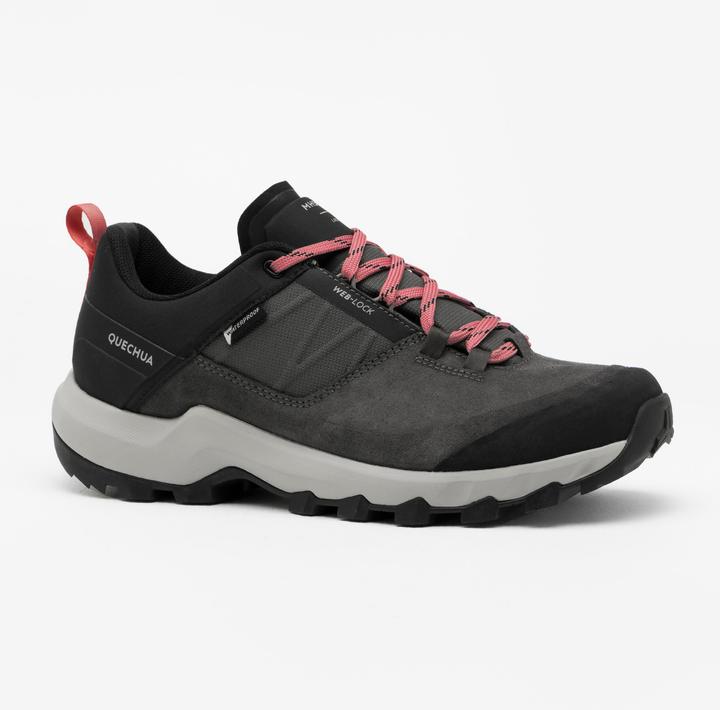 Produktbild Quechua Wanderschuhe Damen wasserdicht Bergwandern - MH500 grau (36)