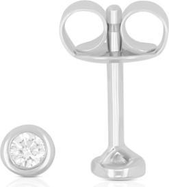 Muau Ohrstecker Zargen-Fassung (750, 14 K Gold)