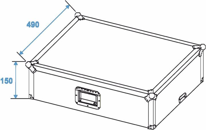 Image du produit Roadinger Mixer-Case LS-19 CD-Case (L x l x h) 490 x 560 x 280 mm (Accessoire)