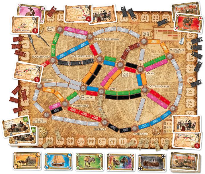 Image du produit Asmodée Days of Wonder Ticket to Ride - Amsterdam EN (Anglais)