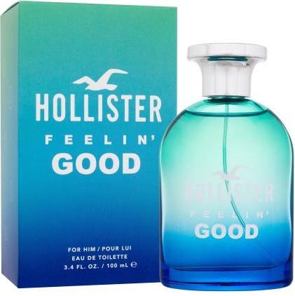 Actual product image Hollister Feelin' Good For Him Eau De Toilette Spray 100ml (Eau de toilette, 100 ml)