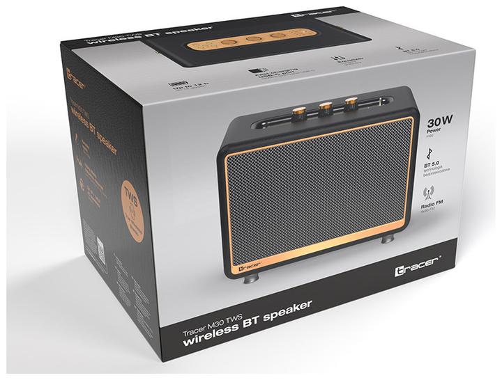 Image du produit Tracer M30 TWS bluetooth czarny (12 h, Fonctionnement sur batterie)