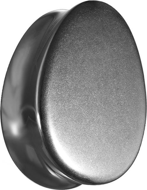 Star Piercing Flared Plug Tropfen aus Hämatit Stein (ohne Messing, Mineralisch)
