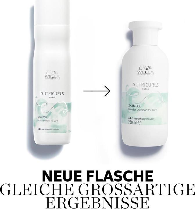 Produktbild Wella Nutricurls Micellar Shampoo (250 ml, Flüssiges Shampoo)