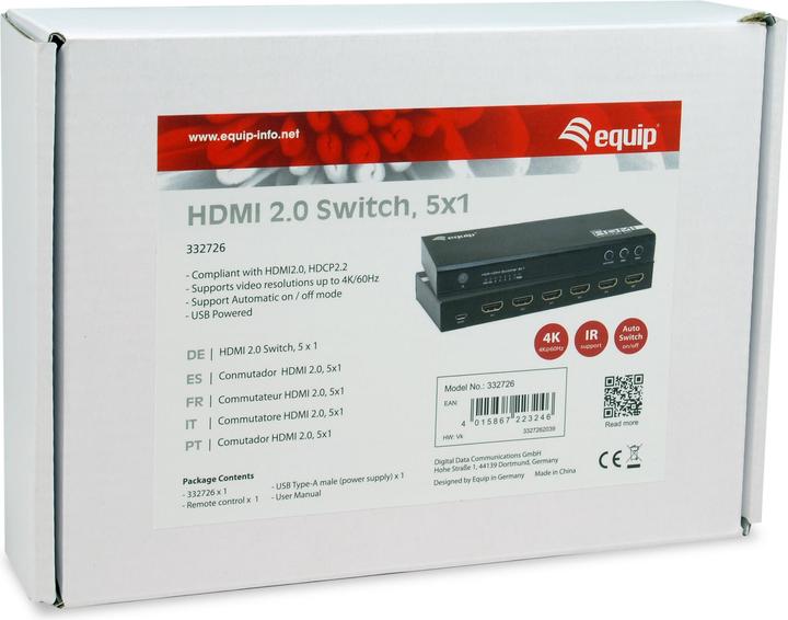 Actual product image equip HDMI Switch
