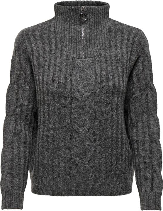 Produktbild JdY Reissverschluss-Zopfstrick- Strickpullover (M)