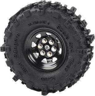 Produktbild Rc4Wd Felgen Stock Beadlock 0.7 Stahl Schwarz, 4 Stück