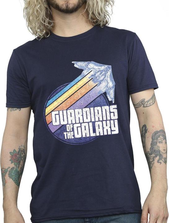 Immagine prodotto Guardians of the Galaxy Badge Rocket Maglietta Uomo (4XL)