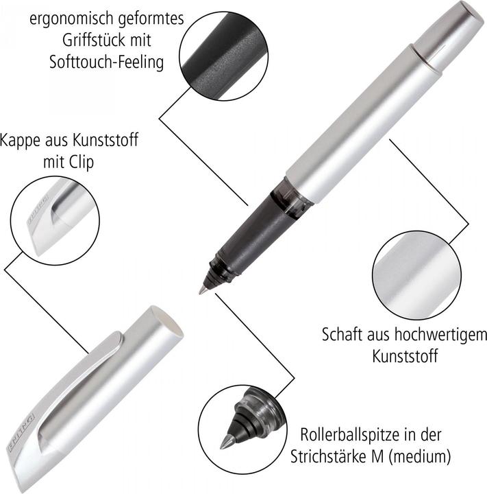Actual product image Online CAMPUS II cartridges rollerball (ink cartridges, Blue, 0.70 mm)