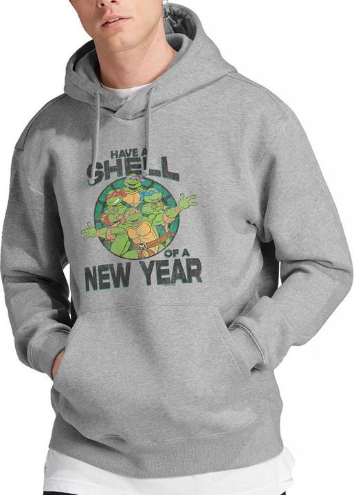 Immagine prodotto Teenage Mutant NT Shell Of A New Year Felpa con Cappuccio Uomo (XL)