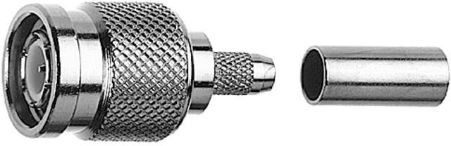 Produktbild Telegärtner TNC-Kabelstecker Crimp G01 50 Ohm, crimp/crimp, Basic, A2805, G01 (RG-58 C/U), YR 23092 Belden (CAT5)