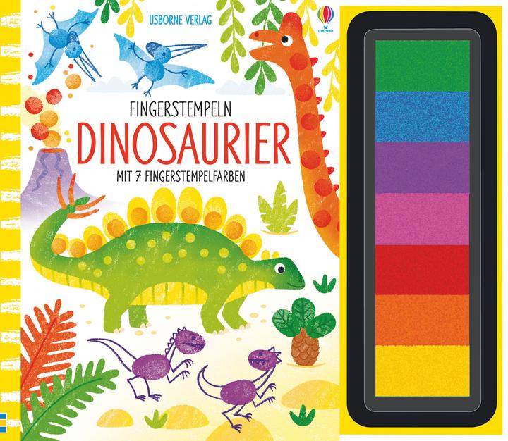 Produktbild Fingerstempeln: Dinosaurier