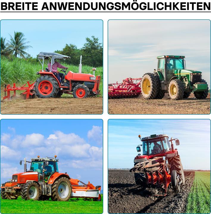 Produktbild Wiltec Zapfwellen Keilwelle E1 300mm Vielkeilwelle für PTO-Shaft mit 1 3/4" Z20 Traktor (Rasentraktor, Traktorzubehör)
