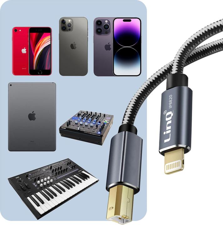 Image du produit LinQ USB C – Lightning (1.50 m, USB 3.0)