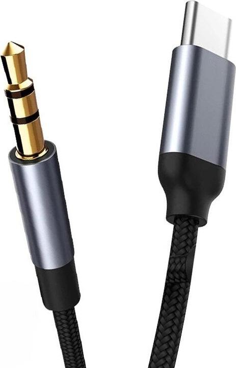 Hermex USB-C to AUX adapter 0.5m AUX to USB-C cable AUX connection AUX plug (0.50 m)