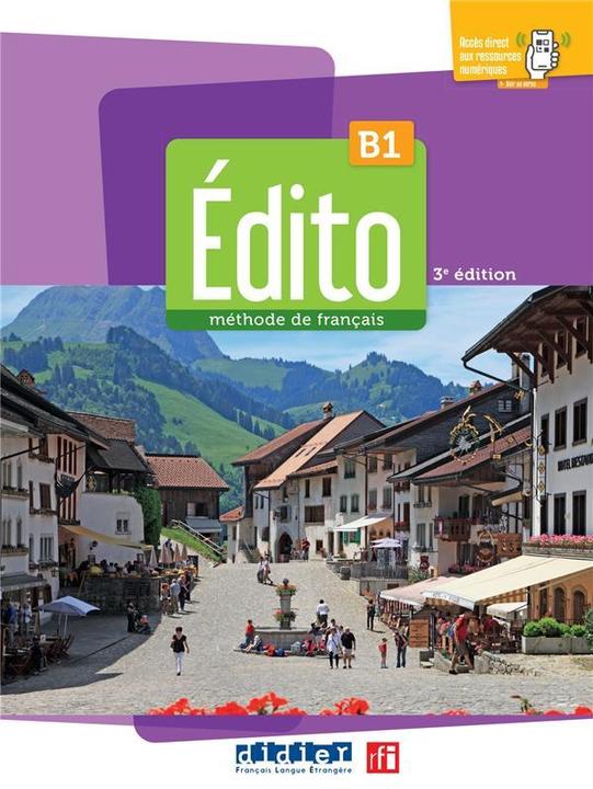 Actual product image Edito, méthode de français, B1 (French, Collectif, 2023)