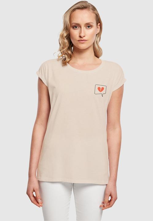 Actual product image Merchcode Ladies Heartbreak Extended Shoulder Tee - 111575 (L)