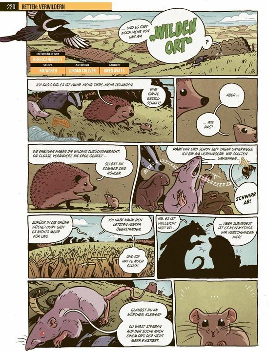 Actual product image Panini Der wichtigste Comic aller Zeiten: Geschichten, um die Welt zu retten (German, Jeff Lemire, Brian Azzarello, David Mack, Cliff Chiang, Jane Goodall, 2024)