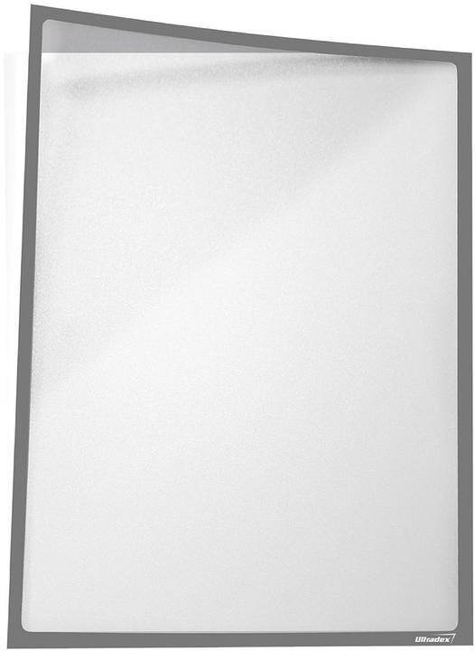 Actual product image Ultradex Magnetic info pocket for DIN A4 312x225mm PU=25 pieces silver