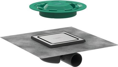 Actual product image hansgrohe HG point drain RainDrain Spot cover 150x150mm ES geb (150 mm)