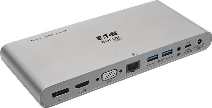 Eaton Dock USB-C a triplo display - 4K HDMI/DisplayPort VGA USB 3.2 Gen 1 Hub USB-A/USB-C Gb (USB-C, 5 Porti)