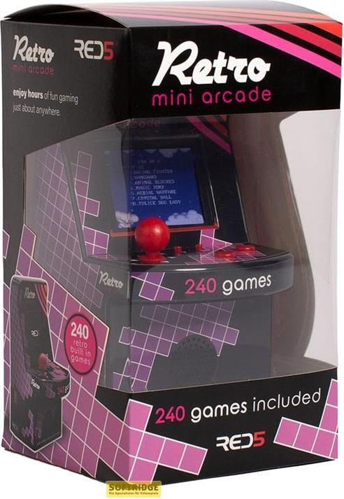 Produktbild The Source RED5 Mini Arcade Machine Electronic Arcade Carnival Game