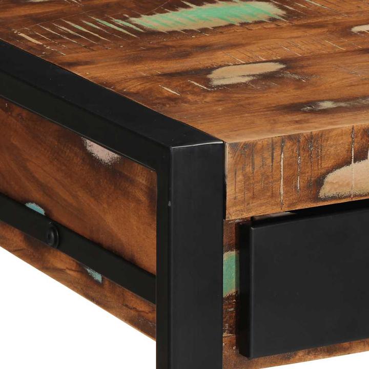 Produktbild VidaXL Schreibtisch Mehrfarbig 100x50x75 cm Massivholz Altholz Tisch (100 x 50 x 75 cm)