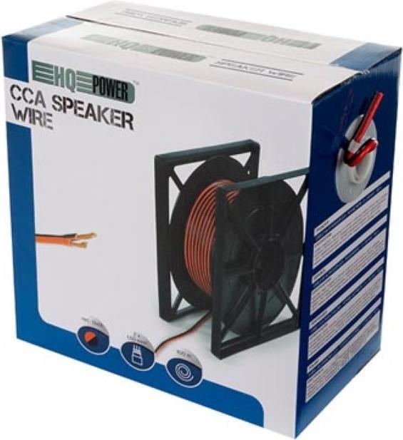 Immagine prodotto Cables CAVO LOUDSPEAKER CCA - ROSSO/NERO - 2 x 1,50 mm² - ROTOLO 100 m (100 m)