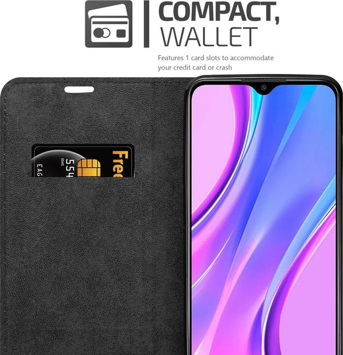 Immagine prodotto Cadorabo Copertina magnetica invisibile del libro (Xiaomi Redmi 9)
