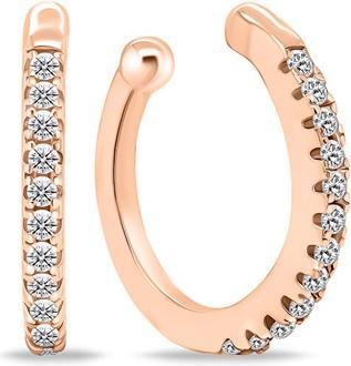 Immagine prodotto Brilio Argento - Orecchini di tendenza in bronzo con zirconi trasparenti EA694R