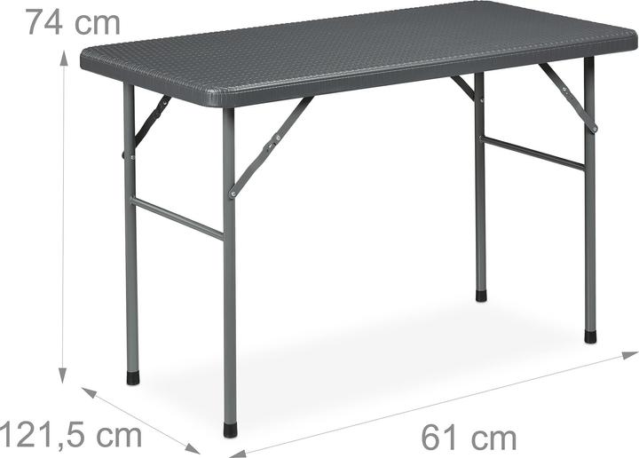 Actual product image Relaxdays Garden table (121.50 cm)