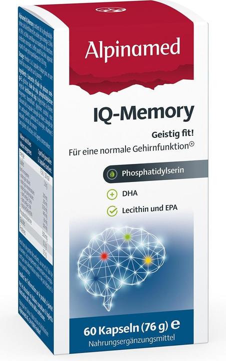 Actual product image Alpinamed IQ memory (1 Piece, Capsules, 120 g)