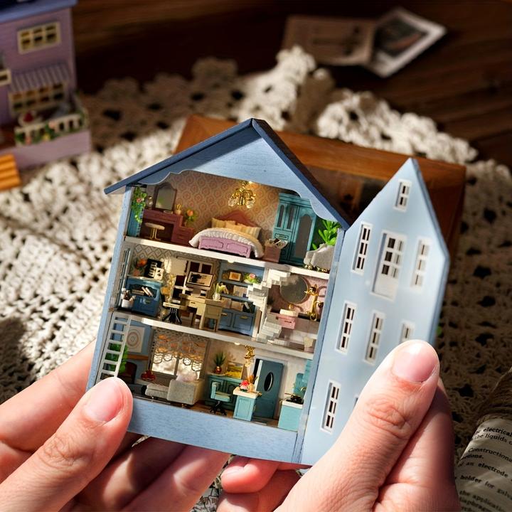Produktbild Activity Board DIY Puppenhaus Miniatur Kit - Perfektes Geburtstagsgeschenk - Enthält Möbel und Dekorationen für