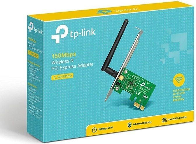 Actual product image TP-Link TL-WN781ND, Wireless N PCI-E Adapter (Mini PCI Express)