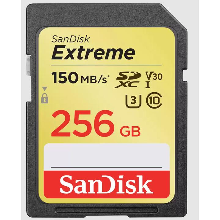 Produktbild SanDisk Extreme (256 GB, SDXC, U3, UHS-I)