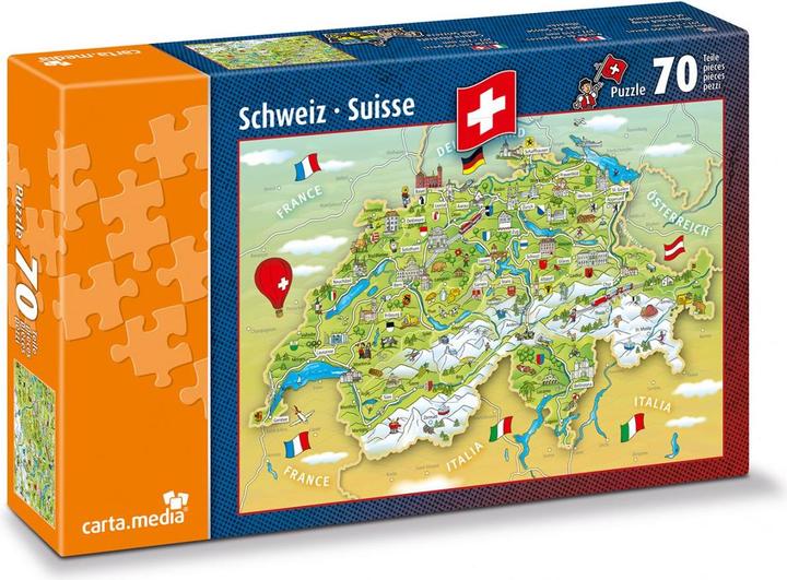 Produktbild Illustrierte Schweizer Karte (70 Teile)