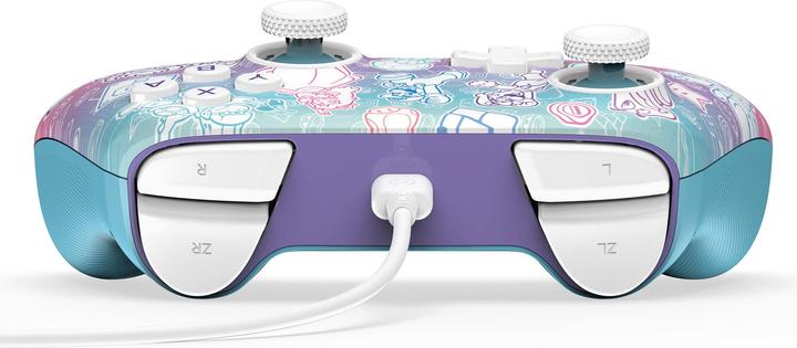 Actual product image PowerA NSW2 Controller Advantage wired Mushroom Kingdom (Switch 2)