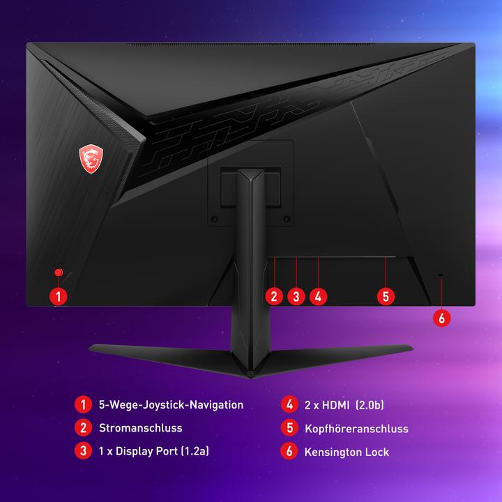 Image du produit MSI Optix G281UVDE (3840 x 2160 pixels, 28")