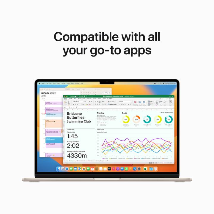 Actual product image Apple MacBook Air – 2023 (15", M2, 8 GB, 256 GB, CH)