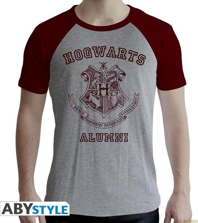 ABYstyle HARRY POTTER - Tshirt Alumni man SS grey red - premium