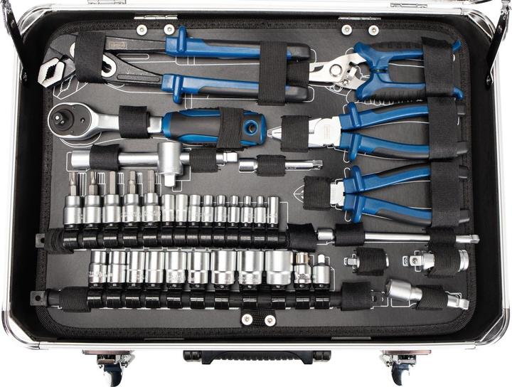 Produktbild Scheppach Handwerkzeugsatz TB150 im Metallkoffer 101-tlg. (101 Teile)
