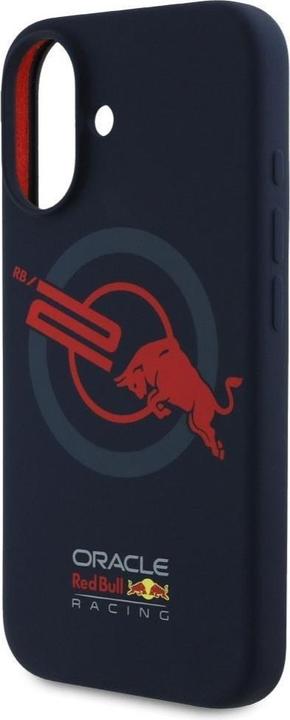 Immagine prodotto Red Bull Case HC Silicone ORBR20 Logo Red Lining to iPhone 16 MagSafe navy blue (Apple iPhone 16)