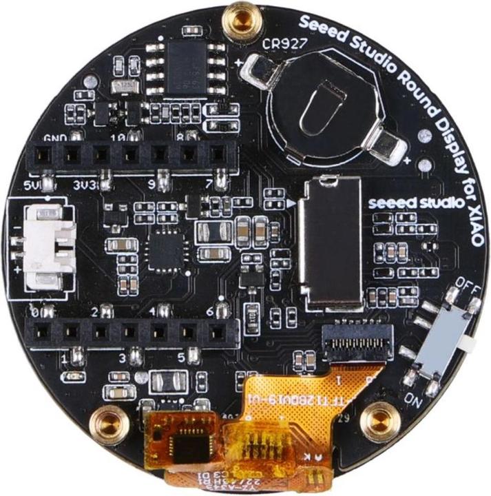 Actual product image Seeed Studio Round 1.28inch Touch Display for XIAO