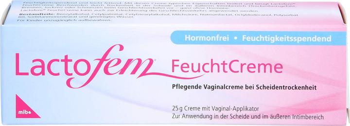 Actual product image Mibe Lactofem Moisturising Cream, 25 g CRE (Intimate cream)