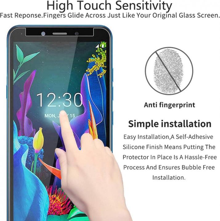 Immagine prodotto Screenguard LG K20 Pellicola protettiva in vetro Custodia dal design amichevole (1 Pezzo/i, K20)