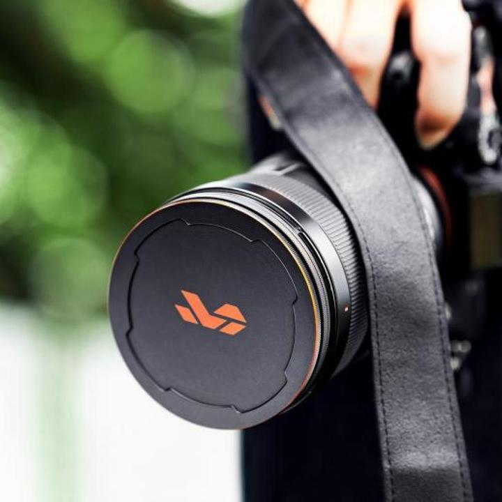 Image du produit K&F Concept Capuchon métallique 67mm, noir, alliage d'aluminium, fonction Doulbe (67 mm)